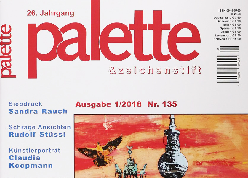 Titelblatt Zeitschrift Palette